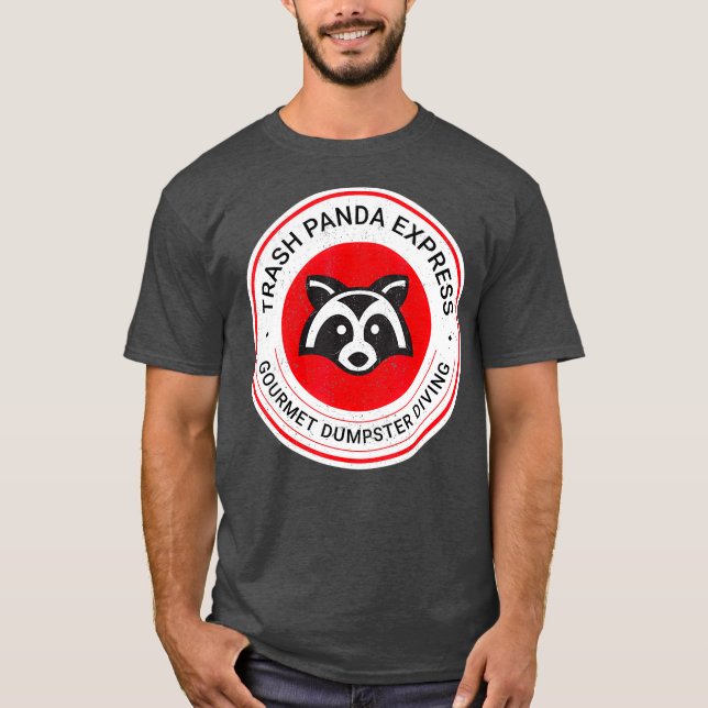 T-shirt Panda Express Gourmet Dumpster Plongée (Devant)