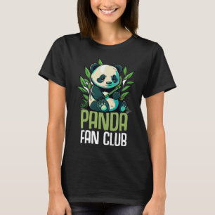 T-shirt Panda Fan Club Panda Zoo Enfants Garçons Filles 5