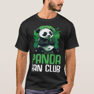 T-shirt Panda Fan Club Panda Zoo Enfants Garçons Filles 6
