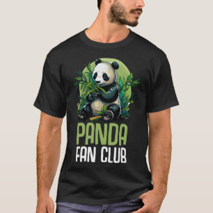 T-shirt Panda Fan Club Panda Zoo Enfants Garçons Filles 8