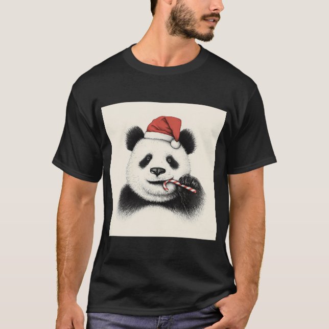 T-shirt Panda festif (Devant)