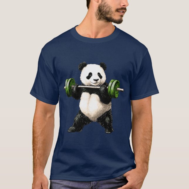 T-shirt Panda, formatrice sportive (Devant)