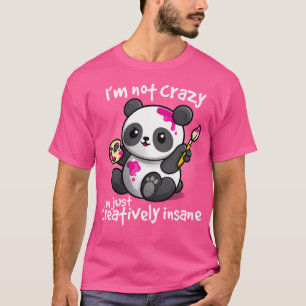 T-shirt Panda fou créatif
