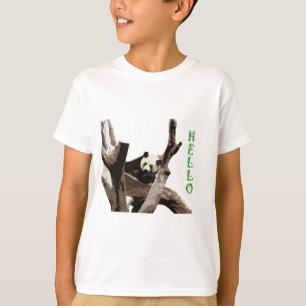 T-shirt Panda géant dans un zoo d'animaux sauvages photogr