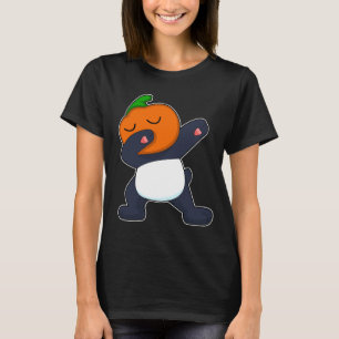 T-shirt Panda Halloween Hip hop Citrouille