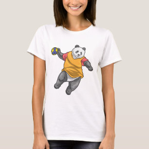 T-shirt Panda Handball player Handball