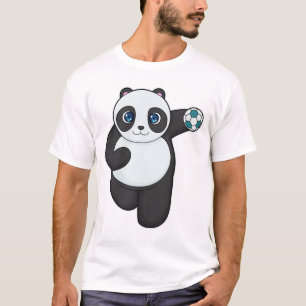 T-shirt Panda Handball player Handball