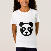 Panda Head noir et blanc