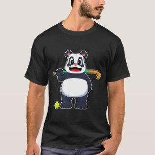T-shirt Panda Hockey bâton