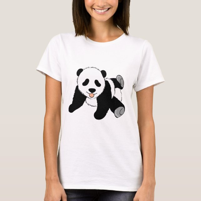 T-shirt Panda idiot (Devant)