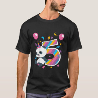 T-shirt Panda I'M 5 Py