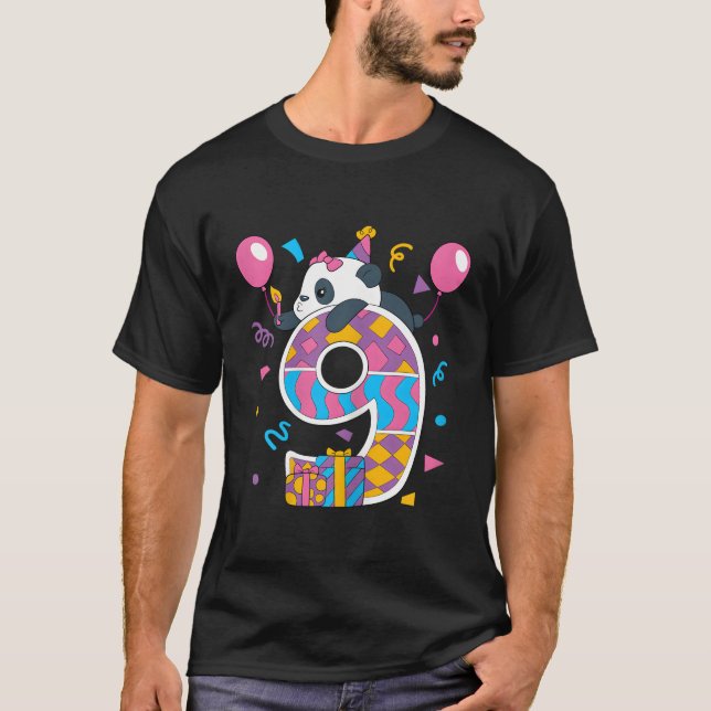 T-shirt Panda I'M 9 Py (Devant)