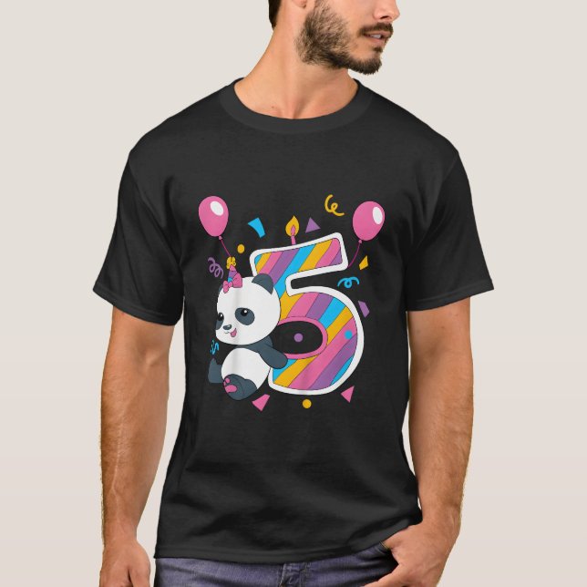 T-shirt Panda J'AI 5 Py (Devant)