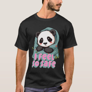 T-shirt Panda Je Me Sens Si Sûr