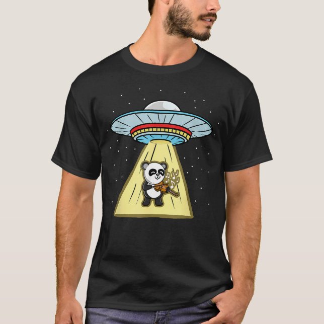 T-shirt Panda Jouant du Violon Ufo (Devant)
