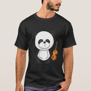 T-shirt Panda Jouer du violon
