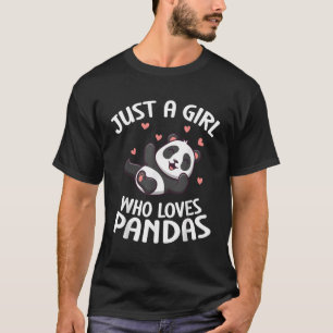 T-shirt Panda Juste Un Qui Aime Les Pandas