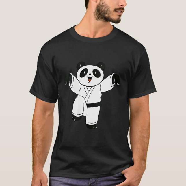 T-shirt Panda Karate Mial (Devant)