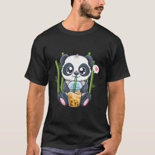 T-shirt Panda Kawaii Anime Otaku Bubla japonaise Boba Tea