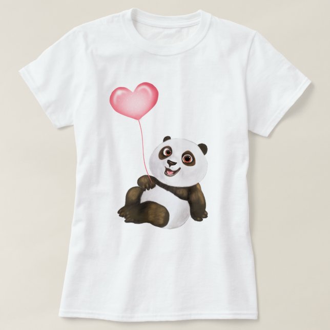 T-shirt Panda Love (Design devant)