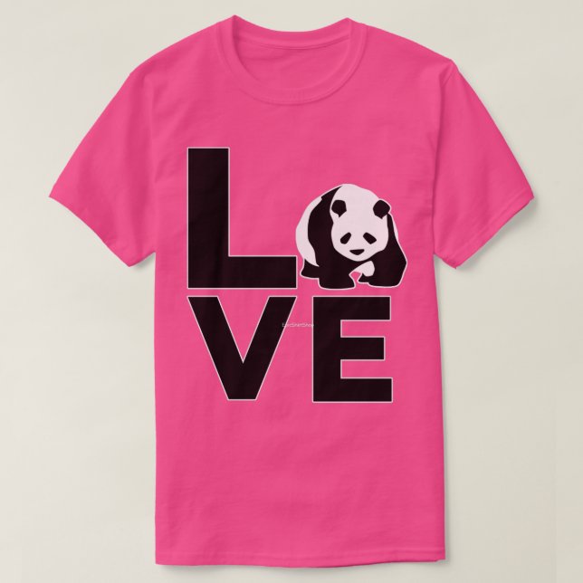 T-shirt Panda Lover 2 (Design devant)