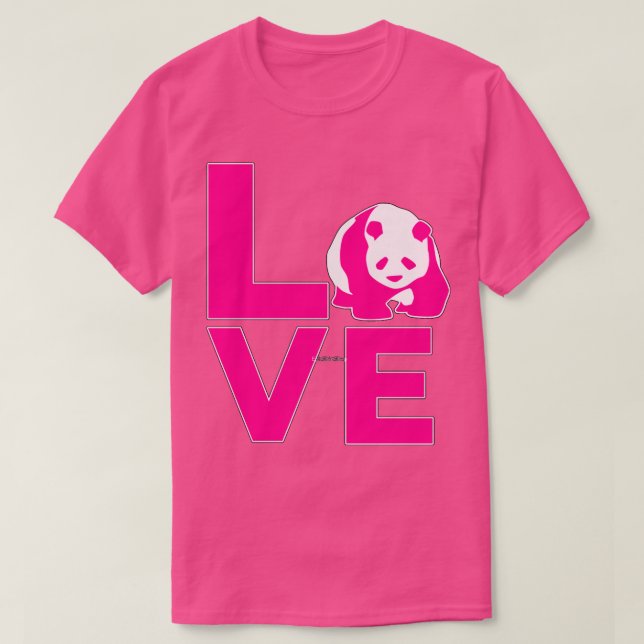 T-shirt Panda Lover 21 (Design devant)