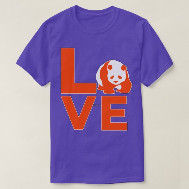 T-shirt Panda Lover 22 (Design devant)