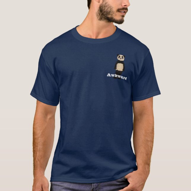 T-shirt Panda maladroit (Devant)