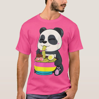 T-shirt Panda Manger Ramen LGBTQ Panseueul Pride Pan Drape