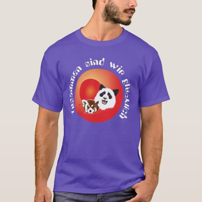 T-shirt Panda Meeting (Devant)