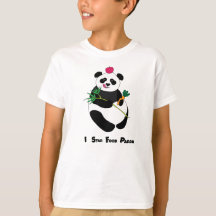 T-shirt Panda Mignon - Amateur de Nourriture