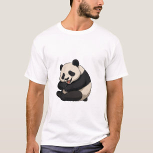 T-shirt Panda Mignon et Heureux qui s'étreint lui-