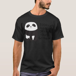 T-shirt Panda Mignon Fille Animal Va-t'en