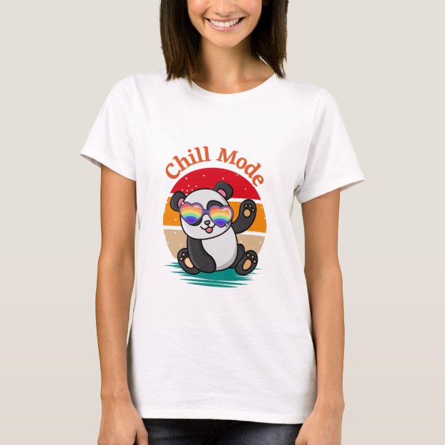 T-shirt Panda mode refroidissement (Devant)