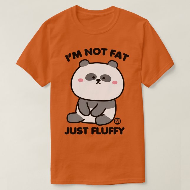 T-shirt panda moelleux (Design devant)