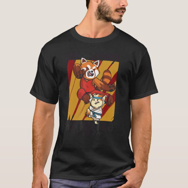 T-shirt Panda Monium Le Hammer Rouge Panda (Devant)