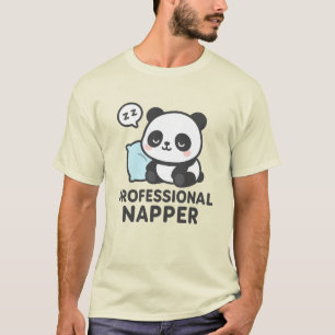 T-shirt Panda Napper Professionnel