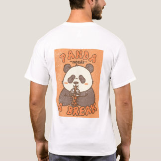 T-shirt Panda Needs a Break – Vintage Retro Cute Panda 