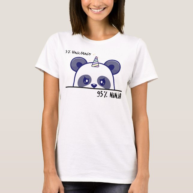T-shirt Panda Ninja (Devant)