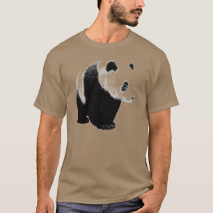 T-shirt Panda noir et blanc
