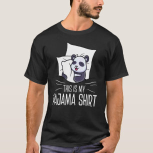 T-shirt Panda Officielle Sommeil Napping nuit