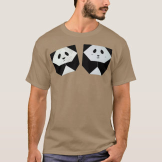 T-shirt Panda Origami 3
