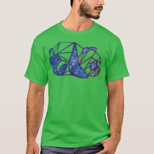 T-shirt Panda origami galaxie