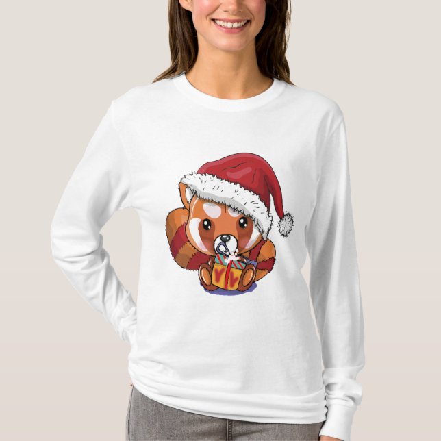 T-shirt panda ours chemise enfants (Devant)