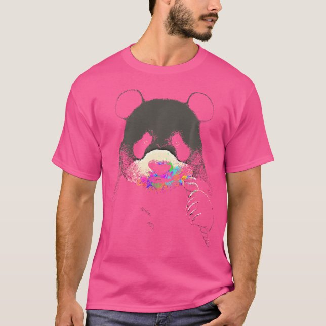 T-shirt Panda Ours Panda Licorne (Devant)