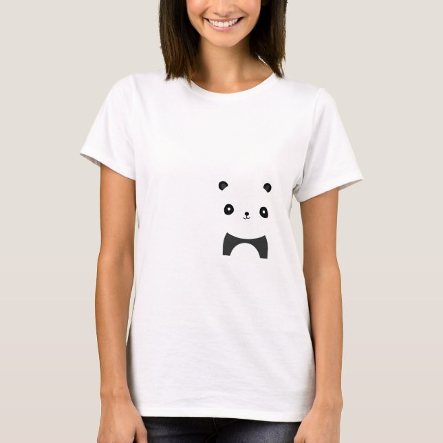 T-shirt Panda paisible (Devant)