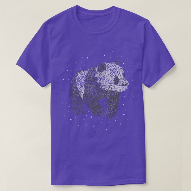 T-shirt Panda Panda ours Pandal Lover (Design devant)
