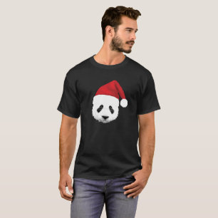 T-shirt Panda Panda Panda Santa Claus Ours de Noël
