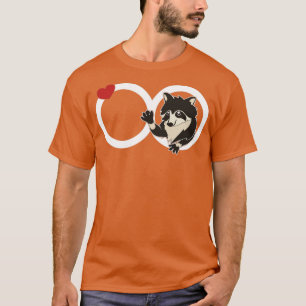 T-shirt Panda Panda Racoon Lover Infinity Sign Forest Anim