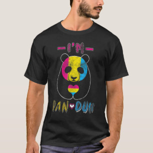 T-shirt Panda Pansexual Lgbt Gay pride Je suis Pan Duh